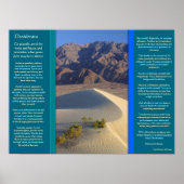 Posters du désert DESIDERATA (Devant)