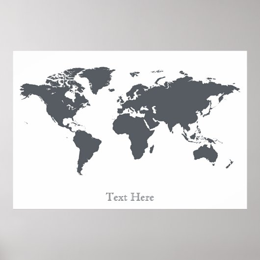 Posters du monde noir et blanc 10 Personnalisés (Devant)