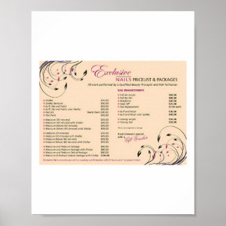 Posters du Salon à ongles