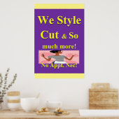 Posters du salon Barbershop (Cuisine)