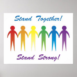 Posters en Prints met een Gay Pride-standaard