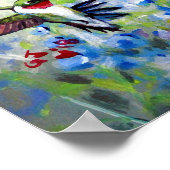 Posters en Prints van levende vogels en bloemen (Hoek)