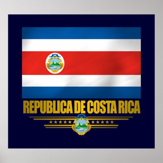 Posters et imprimés "Costa Rica Pride" (Devant)