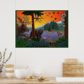 Posters et imprimés d'art pour enfants du Canada f (Cuisine)