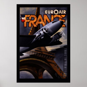  Posters Euroair-Frankrijk