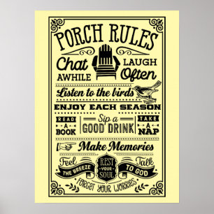 POSTERS EXTÉRIEURS - Règles de port
