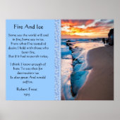 Posters Fire Et Glace Blue Ocean (Devant)