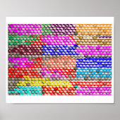 POSTERS Graphisme Motif Étoiles Fleurs (Devant)