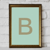 posters kid letter initial 
