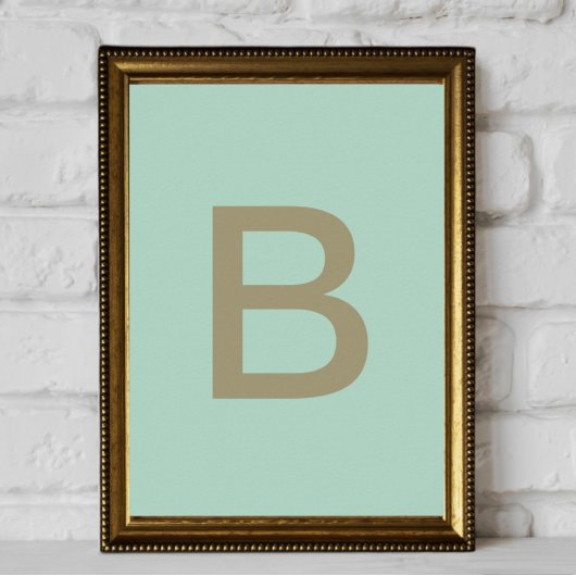 posters kid letter initial