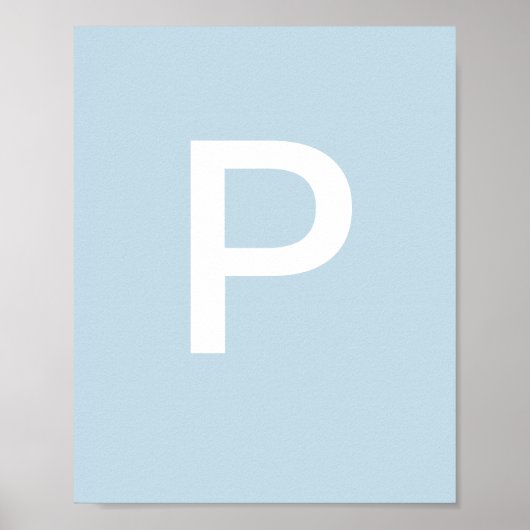 posters kid letter initial nursery (Devant)