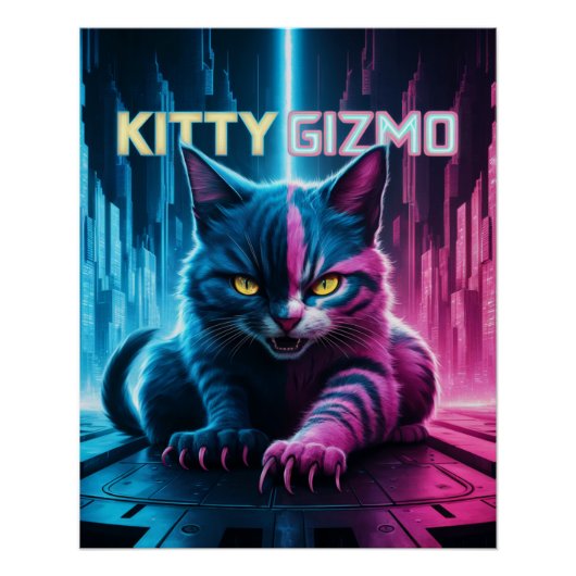 Posters Kitty Gizmo 06 (Devant)