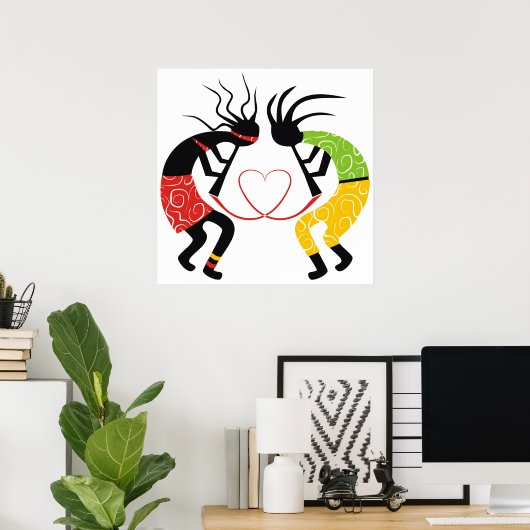 Posters Kokopelli (Bureau à domicile)