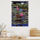 Posters Lily Pad Art -24x36 -autres tailles dispon (Cuisine)