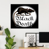 Posters met zwarte doodsteek (Thuiskantoor)