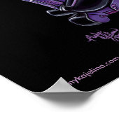 Posters "Monica" Purple Tattoo Angel (Coin)
