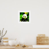 Posters Panda - Poster de manger Panda (Cuisine)
