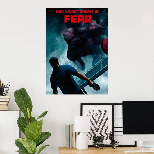 Posters Ping Pong : Peur (Bureau à domicile)