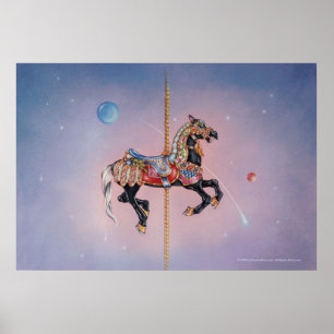 Posters, Prints - Petaluma Pony Carrousel Horse 1