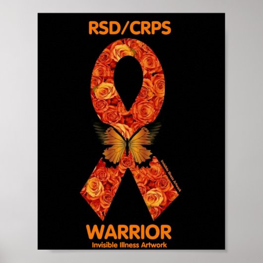 POSTERS...RSD/CRPS — Oranje Rozen Poster (Voorkant)