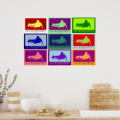 POSTERS - SKATEBOARDING OLYMICS POP ART MUR ART (Cuisine)