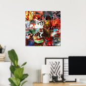 Posters Street Art Abstrait 32 (Bureau à domicile)