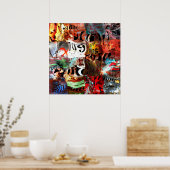 Posters Street Art Abstrait 32 (Cuisine)