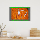 posters tegen roken - Groen (Keuken)