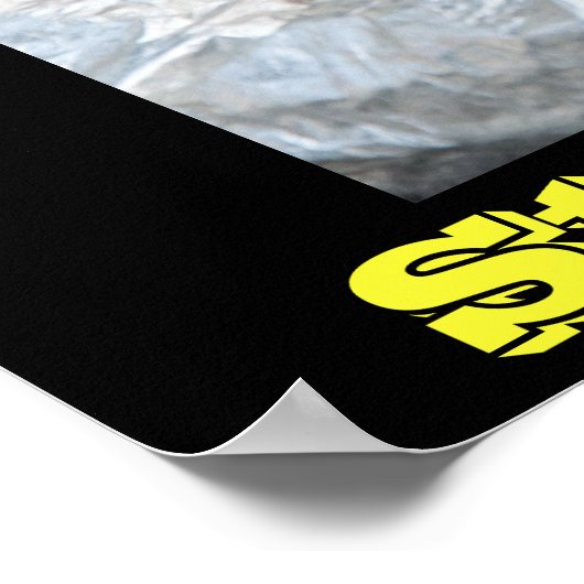 posters tegen roken op grijs (Hoek)