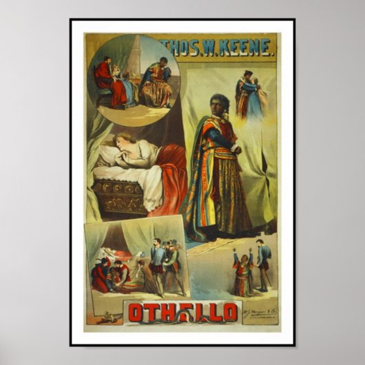 Posters Theater  "Othello" (Voorkant)