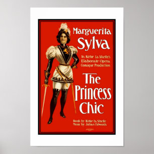 Posters theater  "The Princess Chic"