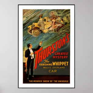 Posters Theater Vintage Thurston Magican Car