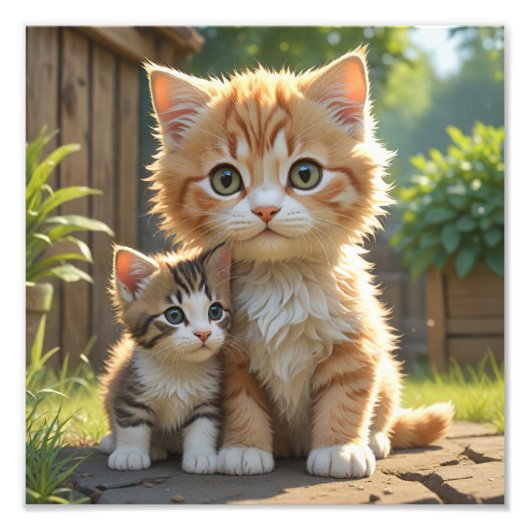 Posters van de Schattigee Kittens (Voorkant)