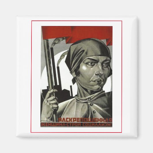 Posters van de Sovjet-Poster Magneet (Voorkant)