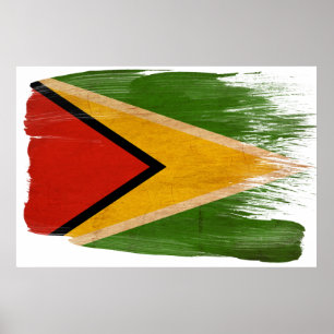 Posters van de vlag van Guyana
