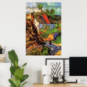 Posters Van Gogh - "Maisons à Auvers" 1890 - Art (Bureau à domicile)