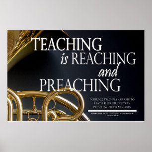 Posters van leraren - Inspirerend leraar
