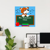 Posters van schoolklassen (Thuiskantoor)