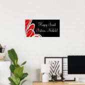 Posters van verjaardagsfeestbanners (Thuiskantoor)