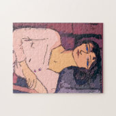  Posters van Vrouw Face Legpuzzel (Horizontaal)