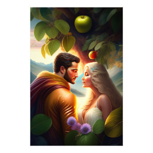 Posters van Wall Art uit Adam, Eva en Paradise