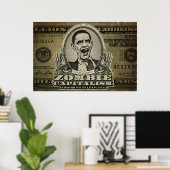 Posters van Zombie Capitalism Obama Edition (Thuiskantoor)