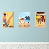 Posters vintage californiens (Parquet)