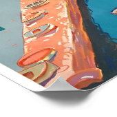 Posters vintage Grèce Travel Beach (Coin)