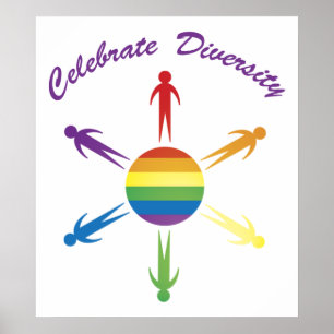 Posters voor Diversity Circle vieren