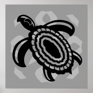 Posters voor schildpadden uitsnijden