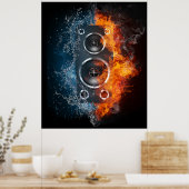 Posters voor smaakvolle muziek (Keuken)