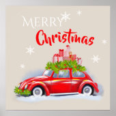 Posters voor vrolijk kerstfeest (Voorkant)