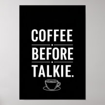 Posters Zwart en Wit Grappige Quote Print