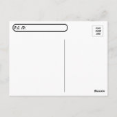 Postfranchissement Major de la carte postale Pit B (Dos)